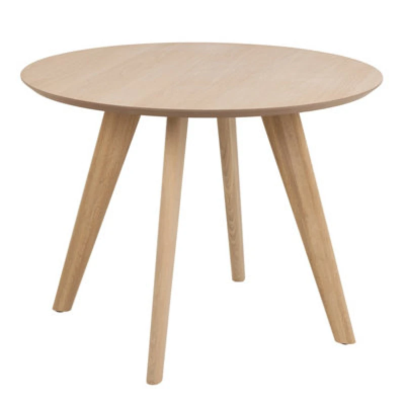 Image of Furniture To Go Townsville Round Dining Table In White And Oak