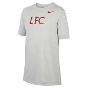 Image of Nike Liverpool Legend T-Shirt Juniors - White