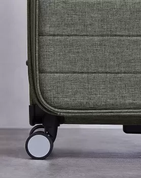 Image of Rock Luggage Lite Deluxe KZ30404 Cabin Charcoal Suitcase