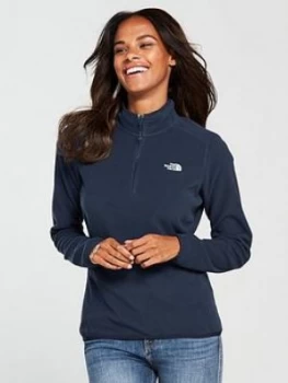 Image of The North Face 100 Glacier 14 Zip Navy Size S Women