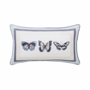 Image of Sanderson Clementine Cushion 50cm x 30cm, Duck Egg