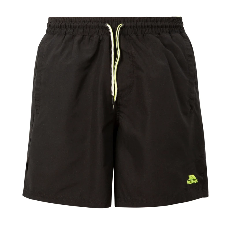 Image of Trespass Trespass Men Granvin Swim Shorts in Black Size: X-Small Black XS Male 5063300272473
