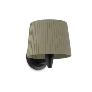 Image of Samba Wall Light with Shade Black,Green, E27