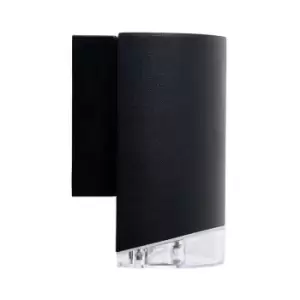 Image of Dyberg Larsen Ribe Up Down Wall Lamp Matt Black IP44