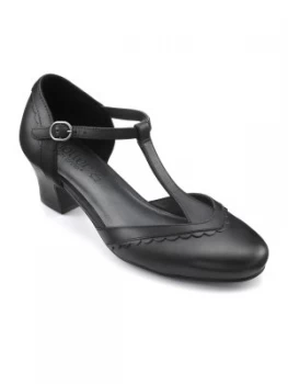 Image of Hotter Vivienne Hotter T Bar Formal Shoe Black