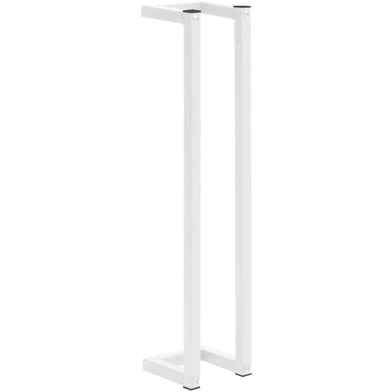 Image of VIDAXL Towel Rack White 12.5x12.5x60cm Steel Vidaxl 8720286504154