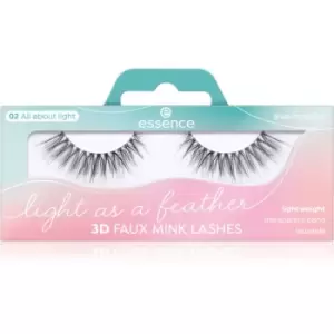 Image of Essence Light as a feather 3D faux mink False Eyelashes 02 All about light 2 pc