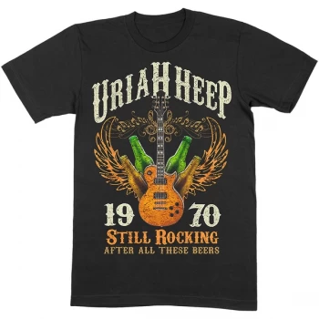 Image of Uriah Heep - Still Rocking Unisex Small T-Shirt - Black