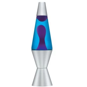 Image of Robert Dyas Classic Motion Lava Lamp - Purple / Blue