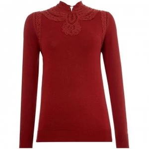 Image of Biba Batternburg knit jumper - Caramel