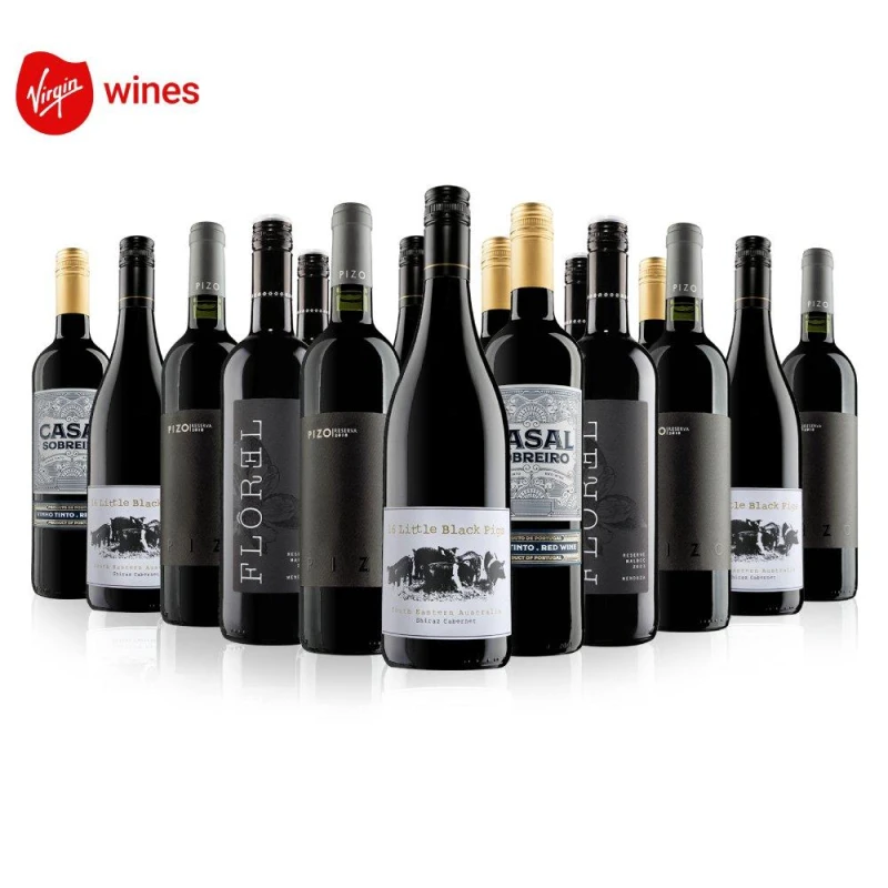 Image of Virgin Wines 16 Bottle Red Wine Case Red unisex 16