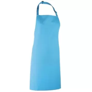 Image of Premier Colours Bib Apron / Workwear (Pack of 2) (One Size) (Turquoise)