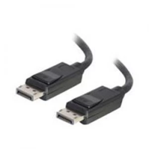 Image of C2G 1m DisplayPort Cable with Latches M/M - Black