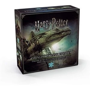 Image of Gringotts Bank Escape 1000pc Jigsaw Puzzle By Noble Collection
