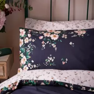 Image of Cath Kidston Spitalfields Standard Pillowcase Pair, Navy