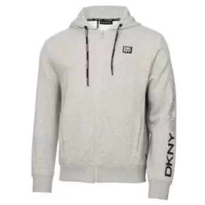 Image of DKNY Golf Zip Up Hoodie Mens - Silver