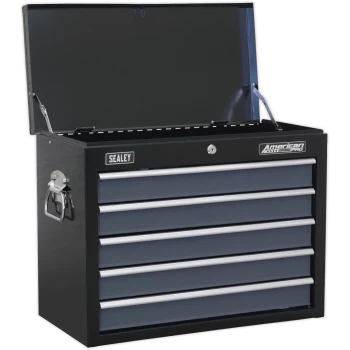 Image of Sealey American Pro 5 Drawer Tool Chest Black / Grey