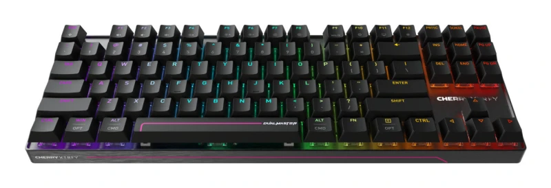 Image of Cherry CHERRY MX 8.2 Pro TMR Wireless keyboard Gaming USB + RF Wireless + Bluetooth QWERTY US International Black G8E-3885HACAUS-2
