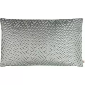 Image of Kai Demeter Woven Geometric Woven Cushion Cover, Moonlight, 40 x 60 Cm