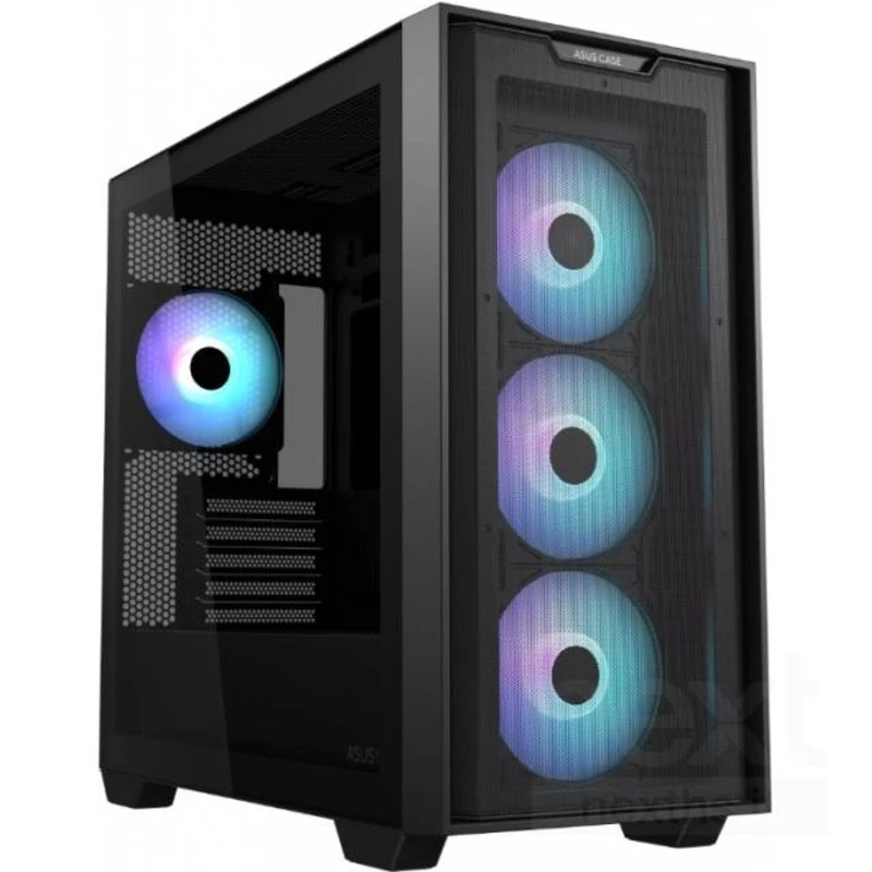 Image of ASUS A21 PLUS Mid Tower Gaming Case - Black