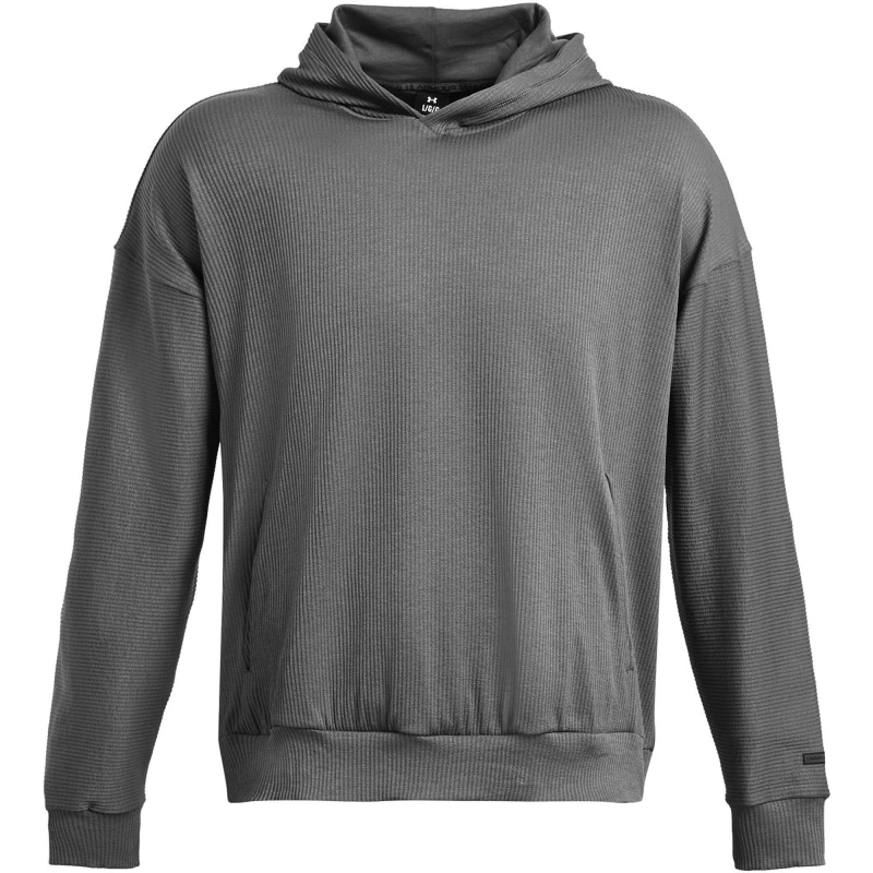 Image of Under Armour Mens Rib Hoodie Gray male S