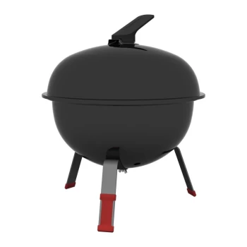 Image of Portable Charcoal Grill 32cm with lid - Tramontina