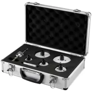 Image of Makita E-15805 Hole saw set 7 Piece 32 mm, 41 mm, 51 mm, 73 mm, 83mm 1 Set