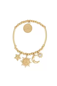 Image of Gold 'Cielo' Charm Ball Bracelet