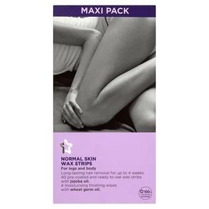 Image of Superdrug Wax Strips for Short Hair x40