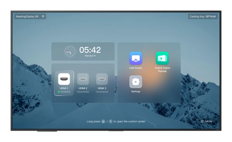 Image of Yealink MeetingDisplay 86''