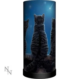 Image of Wish Upon A Star Cat Lamp UK Plug