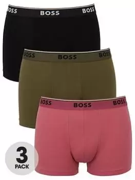 Image of BOSS Bodywear Power Trunks (3 Pack) - Multi Size M Men