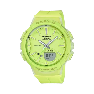 Image of Casio Baby-G Standard Analog-Digital Watch BGS-100-9ADR - Yellow Green