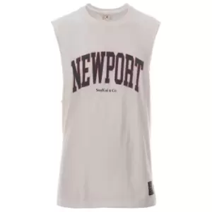 Image of SoulCal USA Print Vest Mens - White