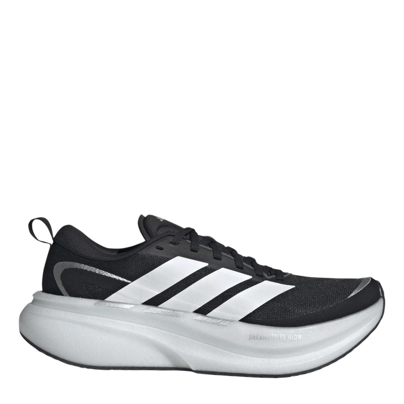 Image of adidas Supernova Glide Womens Running Shoes Black/White female 8 (42)