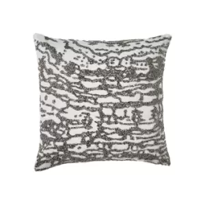 Image of Donna Karan Luna Cushion 40cm x 40cm, Platinum