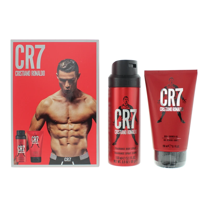 Image of Cristiano Ronaldo CR7 Gift Set 150ml Shower Gel + 150ml Body Spray