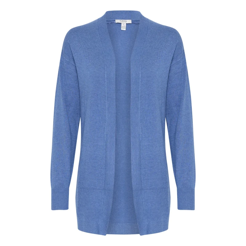 Image of b.Young Womens long cardigan b.young MMorla Bleu Female S