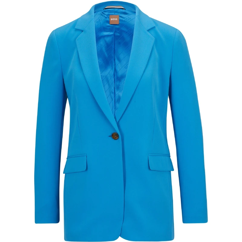 Image of Boss Womens Jocaluah Suit Jacket Bright Blue female 4 (XXS)