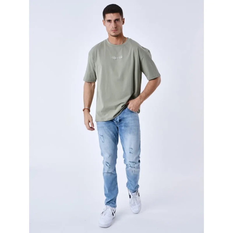 Image of Project X Paris Embroidered logo T-Shirt Project X Paris Vert Male M