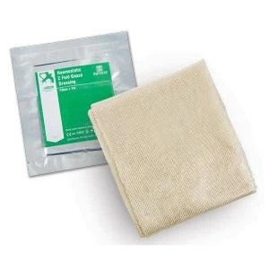 Image of Cut Eeze Haemostatic Gauze Dressing Z Fold in Foil Pouch Ref CM0562 Up