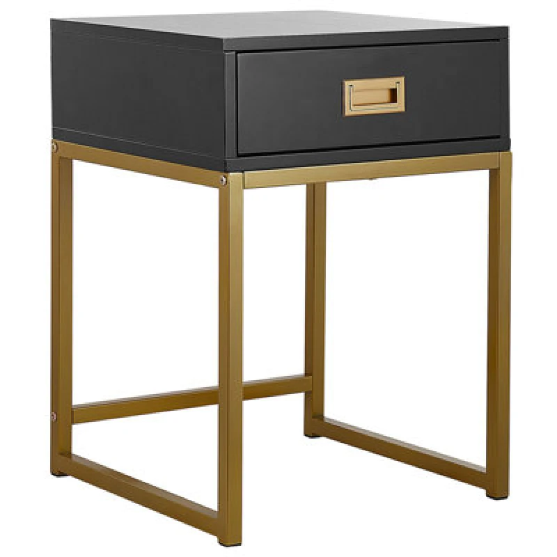Image of Beliani Side Table Largo Black