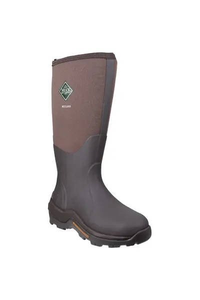 Image of Muck Boots 'Wetland' Wellington Boots Brown