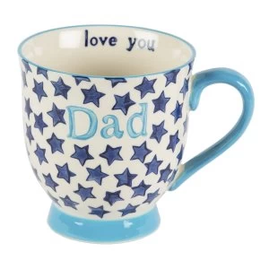Image of Sass & Belle Bohemian Stars Dad Mug