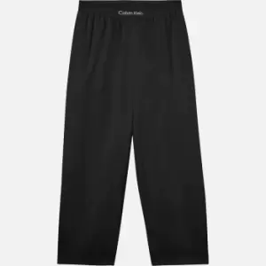 Image of Calvin Klein Cotton-Blend Pyjama Trousers - S