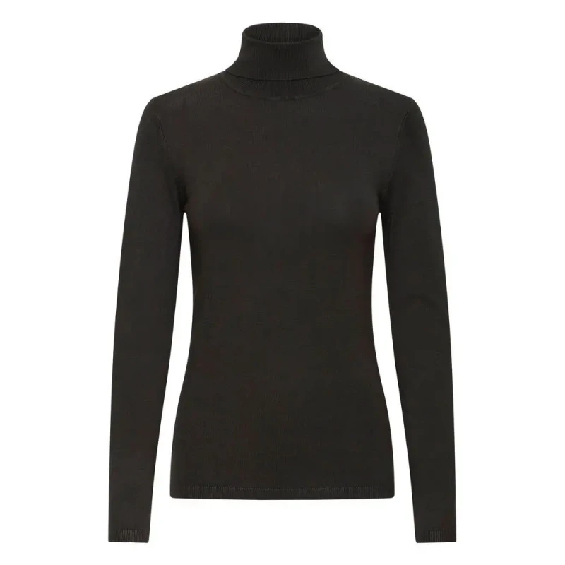 Image of Ichi Womens turtleneck sweater Ichi Mafa Noir Female S