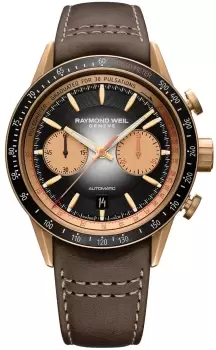 Image of Raymond Weil Watch Freelancer Chronograph Bronze Limited Edition