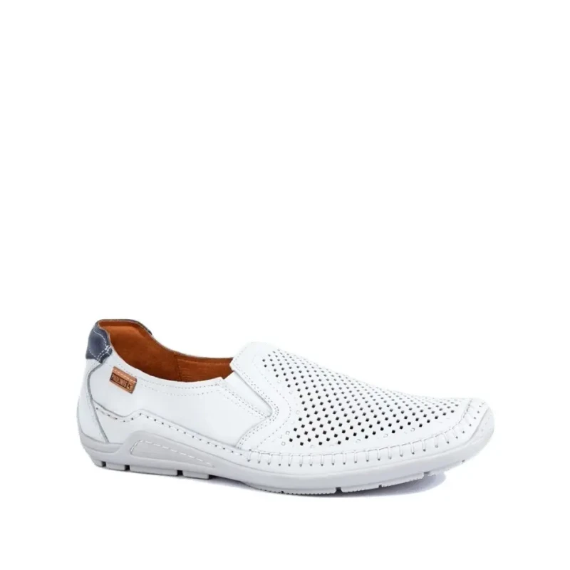 Image of Pikolinos Azores 06H-3126 Leather Mens Comfort Shoes - Espuma - Size:UK 9.5-10