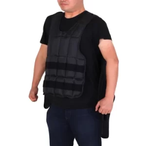 Image of HOMCOM 15kg Adjustable Metal Sand Weight Vest Black