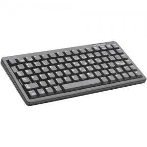 Image of USB PS2 Light Grey US Compact Keyboard